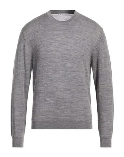 Manuel Ritz Man Sweater Grey Size S Wool In Gray
