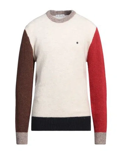 Manuel Ritz Man Sweater Ivory Size L Acrylic, Polyamide, Alpaca Wool, Wool, Elastane In White