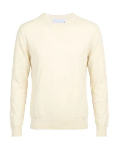 Manuel Ritz Man Sweater Ivory Size S Wool In White
