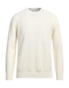 Manuel Ritz Man Sweater Ivory Size Xxl Wool, Polyamide In White