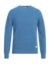 Manuel Ritz Man Sweater Light Blue Size Xxl Wool, Polyamide
