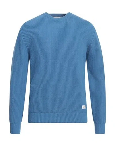 Manuel Ritz Man Sweater Light Blue Size Xxl Wool, Polyamide