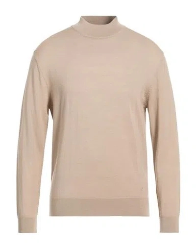 Manuel Ritz Man Sweater Light Brown Size M Virgin Wool In Neutral