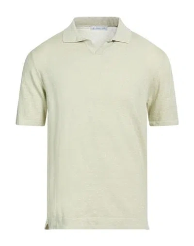 Manuel Ritz Man Sweater Light Green Size L Linen, Cotton