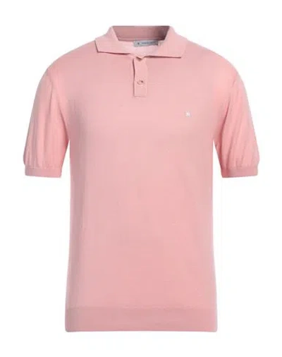 Manuel Ritz Man Sweater Light Pink Size L Cotton