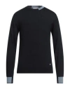 Manuel Ritz Man Sweater Midnight Blue Size S Wool, Acrylic In Blue