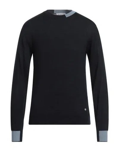 Manuel Ritz Man Sweater Midnight Blue Size S Wool, Acrylic