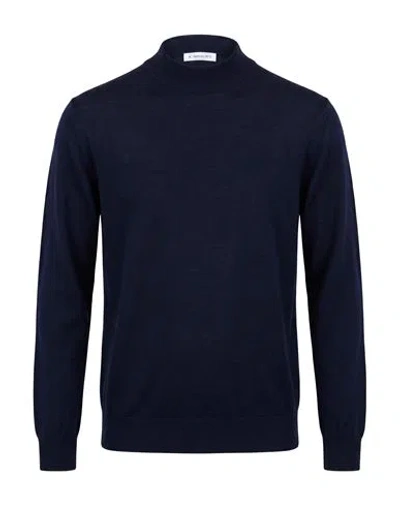Manuel Ritz Man Sweater Midnight Blue Size S Virgin Wool