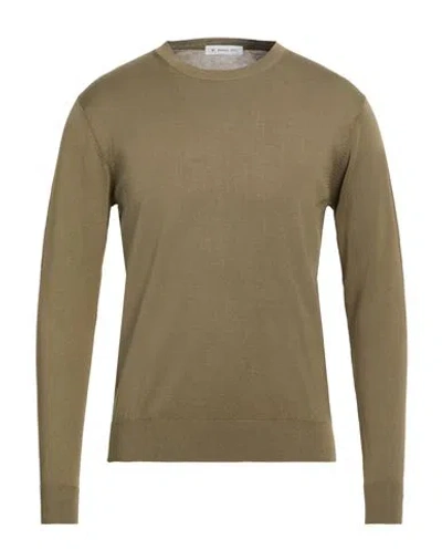 Manuel Ritz Man Sweater Military Green Size 3xl Cotton