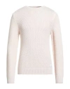 Manuel Ritz Man Sweater Off White Size Xl Wool, Acrylic In Neutral