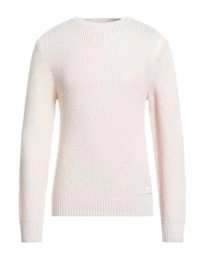 Manuel Ritz Man Sweater Off White Size Xl Wool, Acrylic In Neutral