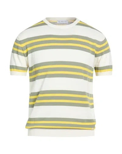 Manuel Ritz Man Sweater Off White Size Xxl Cotton