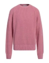 Manuel Ritz Man Sweater Pink Size Xl Acrylic, Wool, Viscose, Alpaca Wool In Pink