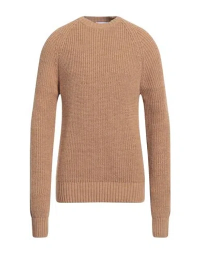MANUEL RITZ MANUEL RITZ MAN SWEATER TAN SIZE XL ACRYLIC, WOOL, VISCOSE, ALPACA WOOL