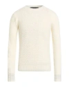Manuel Ritz Man Sweater White Size L Acrylic, Polyamide, Mohair Wool, Wool In White