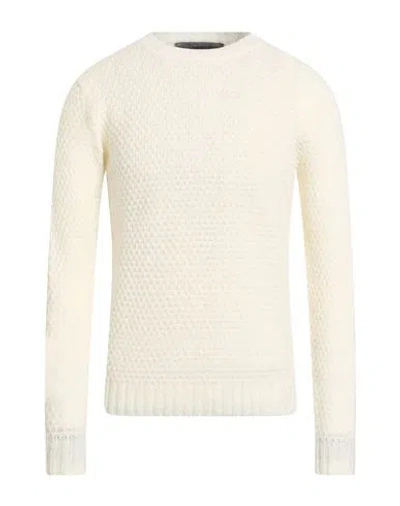 Manuel Ritz Man Sweater White Size L Acrylic, Polyamide, Mohair Wool, Wool