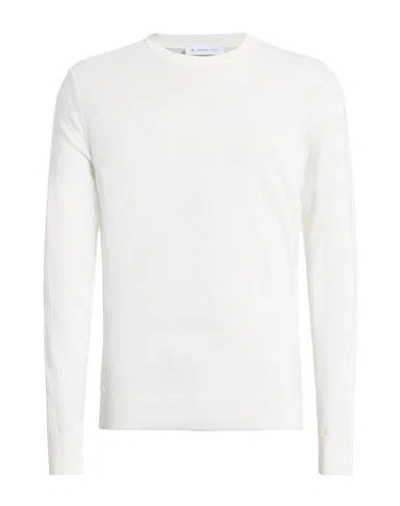 Manuel Ritz Man Sweater White Size Xl Acrylic, Polyamide, Wool