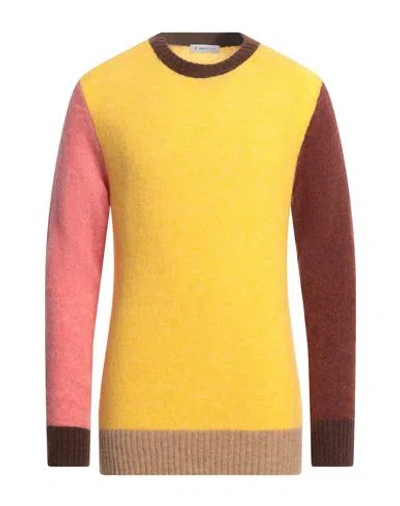 Manuel Ritz Man Sweater Yellow Size Xl Acrylic, Polyamide, Alpaca Wool, Wool, Elastane