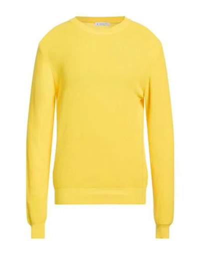 Manuel Ritz Man Sweater Yellow Size Xl Cotton