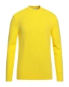 Manuel Ritz Man Sweater Yellow Size Xxl Synthetic Fibers, Wool, Viscose, Mohair Wool, Elastane In Yellow