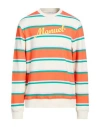 Manuel Ritz Man Sweatshirt Orange Size L Cotton In Multi