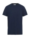 Manuel Ritz Man T-shirt Navy Blue Size Xl Cotton In Navy Blue