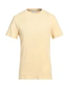 Manuel Ritz Man T-shirt Pastel Yellow Size 3xl Cotton