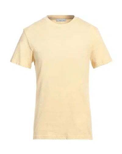 Manuel Ritz Man T-shirt Pastel Yellow Size 3xl Cotton