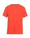 Manuel Ritz Man T-shirt Tomato Red Size 3xl Cotton In Orange