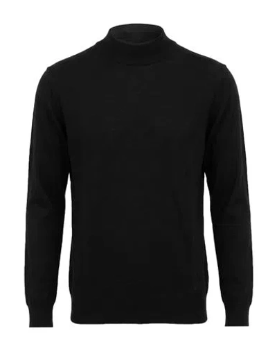 Manuel Ritz Man Turtleneck Black Size S Virgin Wool