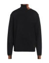 Manuel Ritz Man Turtleneck Black Size Xxl Wool, Acrylic