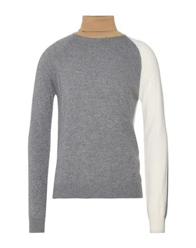 Manuel Ritz Man Turtleneck Grey Size Xl Polyamide, Wool, Viscose, Cashmere