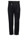 Manuel Ritz Marzotto For  Man Pants Black Size 30 Virgin Wool, Elastane