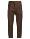 Manuel Ritz Marzotto For  Man Pants Dark Brown Size 30 Virgin Wool, Elastane