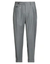 Manuel Ritz Marzotto For  Man Pants Grey Size 38 Virgin Wool, Elastane In Gray