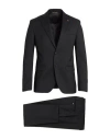 Manuel Ritz Man Suit Black Size 40 Virgin Wool In Black
