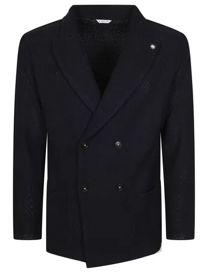 Manuel Ritz Men's Mini-detail Jacket In Black