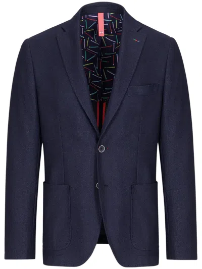 Manuel Ritz Mini-style Tailored Jacket In Blue
