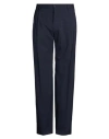 Manuel Ritz Mood Man Pants Midnight Blue Size 38 Wool, Elastane In Blue