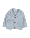 Manuel Ritz Newborn Boy Blazer Sky Blue Size 3 Viscose, Polyester, Polyamide In Blue