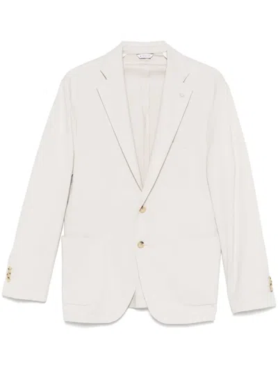 Manuel Ritz Nuvola Blazer In Neutrals