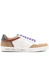 Manuel Ritz Panelled Lace-up Sneakers In White