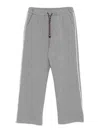 Manuel Ritz Drawstring Pants In Gray