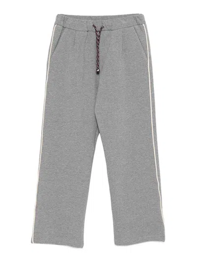 Manuel Ritz Kids' Drawstring Pants In Gray
