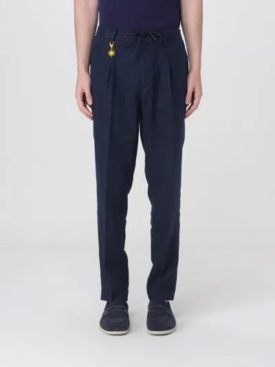 Manuel Ritz Pants  Men Color Blue