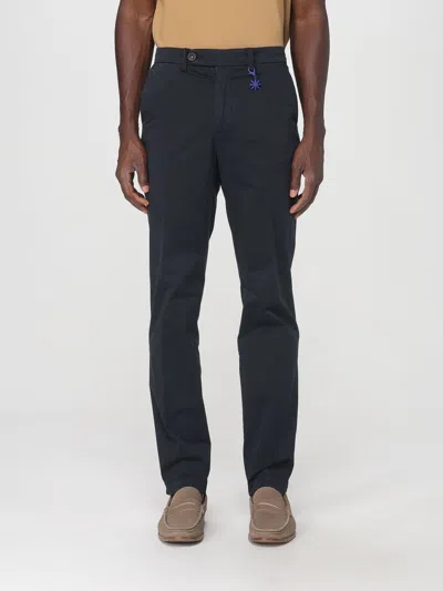 Manuel Ritz Pants  Men Color Blue In Black