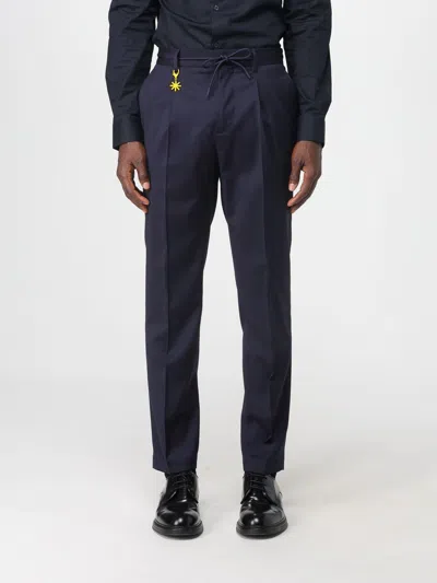 Manuel Ritz Pants  Men Color Blue