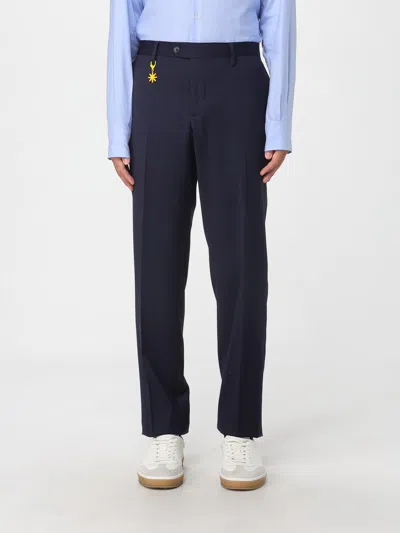 Manuel Ritz Trousers  Men Colour Blue