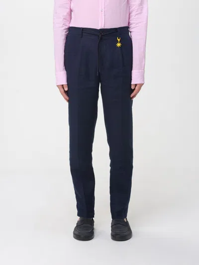 Manuel Ritz Pants Men  In Blue
