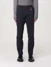 Manuel Ritz Logo-charm Gabardine Skinny Trousers In Blau